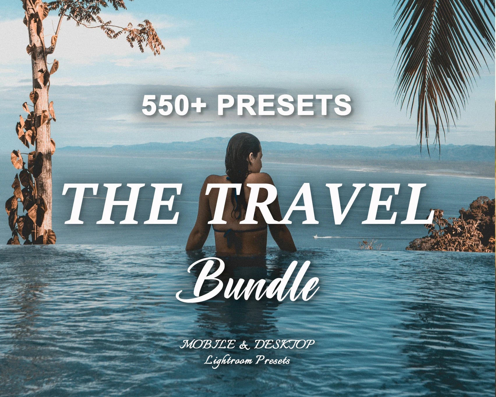 550 TRAVEL Lightroom Presets Bundle, Mobile and Desktop Vacation Presets, Beach Traveling Presets, Spring and Summer Blogger Presets,