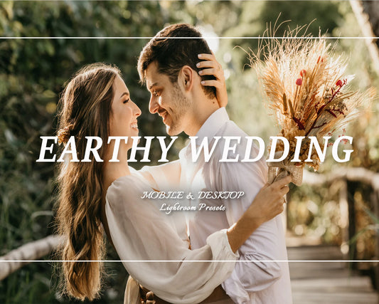 20 EARTHY WEDDING Lightroom Presets, Mobile Desktop Lightroom Presets, Bright Elegant Wedding Presets, Couple Preset, Light Preset