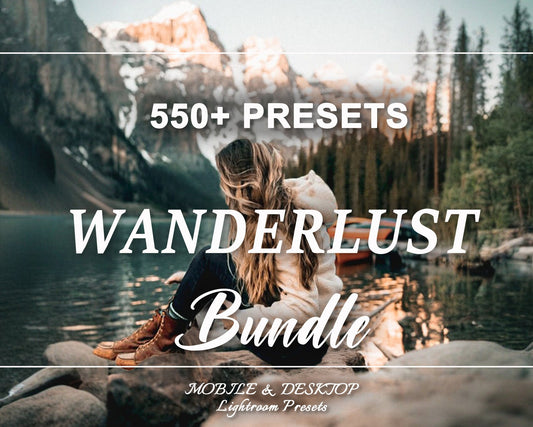 500 OUTDOOR Bundle Presets, Mobile and Desktop, Lightroom Preset Bundle for Instagram, Best Deal Bundle, Green, Warm, Earthy, Rustic Filter