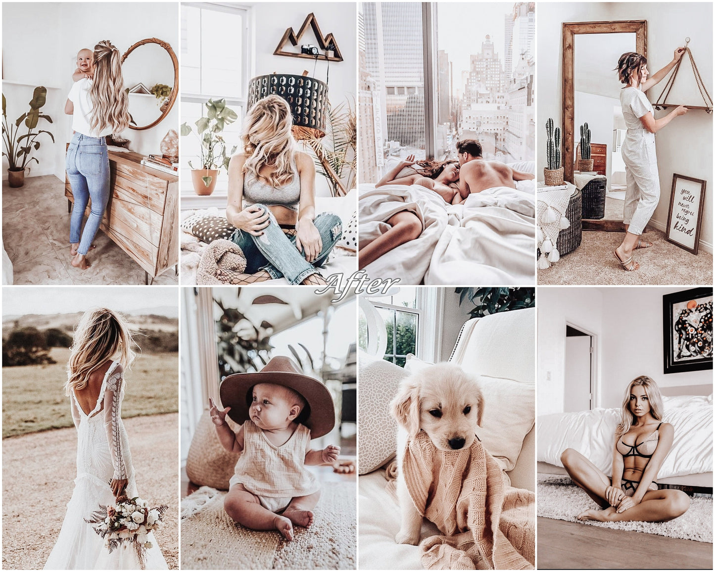 14 Bohemian LIGHTROOM Presets, Lightroom Mobile Preset, Desktop Presets Boho Lightroom Preset, Bright Instagram, Creme Soft Presets,