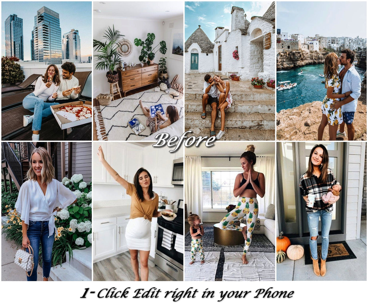 10 LIGHTROOM Mobile PRESETS, Creme Light Presets, Mobile Presets,Photo Filters, Mobile Lightroom Preset, Travel Preset, Filter